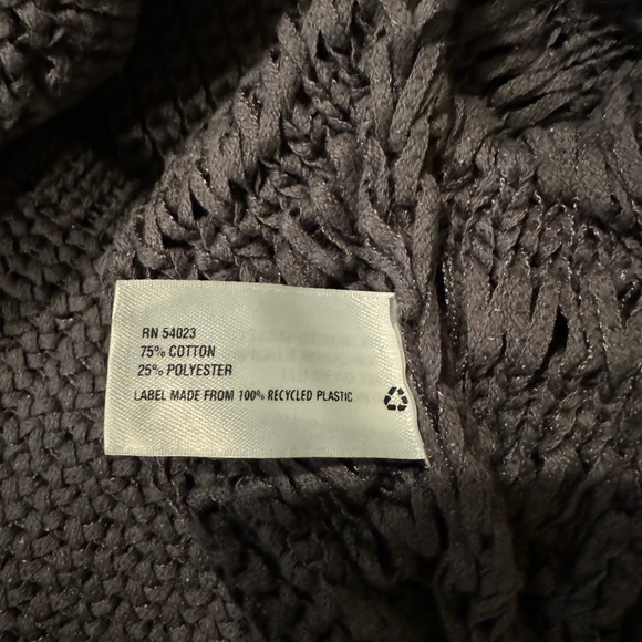 Gap Grey Open Knit Chunky Sweater - Picture 3 of 4